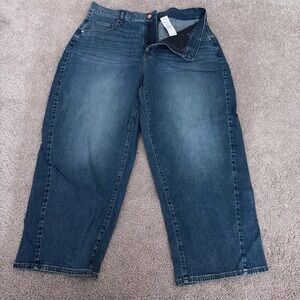 White House Black Market Dark Blue Flare Jeans